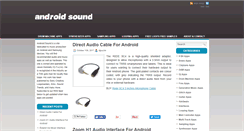 Desktop Screenshot of android-sound.com